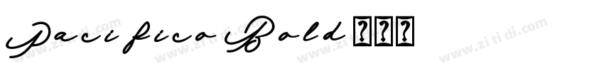 Pacifico Bold字体转换 Pacifico Bold字体转换